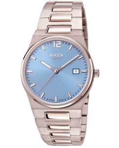 Купить Титановые наручные часы Boccia Titanium 3661-01 в E-mobi