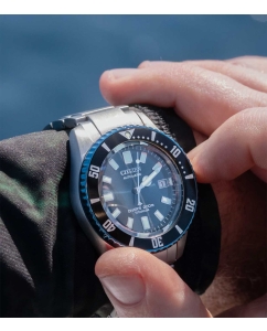 Купить Японские механические титановые наручные часы Citizen NB6026-56L  в E-mobi