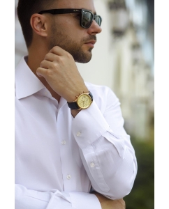 Купить Российские золотые наручные часы NIKA 1246.0.1.42A с хронографом  в E-mobi