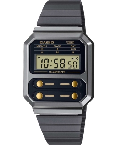 Купить Японские наручные часы Casio Vintage A100WEGG-1A2 с хронографом в E-mobi