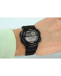 Купить Японские наручные часы Casio Illuminator AE-1000W-1A с хронографом  в E-mobi