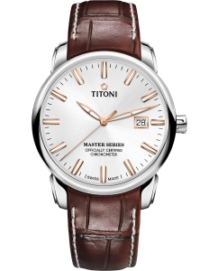 Купить Швейцарские механические наручные часы Titoni 83188-S-ST-575R в E-mobi