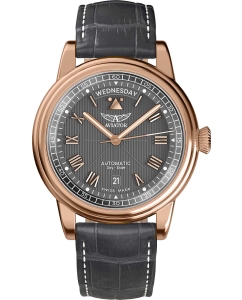 Купить Швейцарские механические наручные часы Aviator V.3.35.2.283.4 в E-mobi