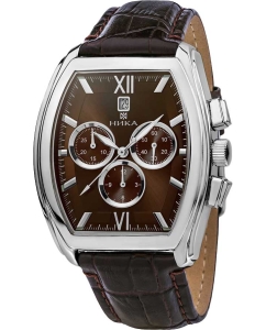 Купить Российские серебряные наручные часы NIKA 1264.0.9.63A с хронографом в E-mobi