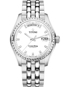 Купить Швейцарские механические наручные часы Titoni 797-S-307 в E-mobi