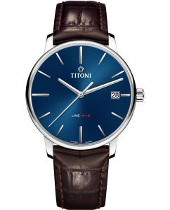 Купить Швейцарские механические наручные часы Titoni 83919-S-ST-612 в E-mobi