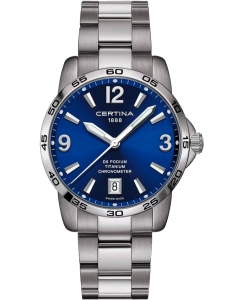 Купить Швейцарские титановые наручные часы Certina C034.451.44.047.00 в E-mobi