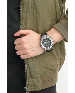 Купить Японские наручные часы Casio G-SHOCK GST-S110-1A с хронографом  в E-mobi
