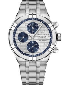 Купить Швейцарские механические наручные часы Maurice Lacroix AI6038-SS002-131-1 с хронографом в E-mobi