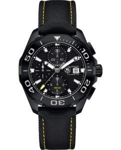 Купить Швейцарские механические титановые наручные часы TAG Heuer Aquaracer CAY218A.FC6361 с хронографом в E-mobi