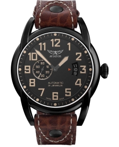 Купить Швейцарские механические наручные часы Aviator V.3.18.5.162.4 в E-mobi