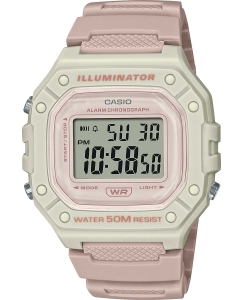 Купить Японские наручные часы Casio Collection W-218HC-4A2VEF с хронографом в E-mobi
