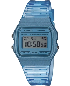 Купить Японские наручные часы Casio Illuminator F-91WS-2EF с хронографом в E-mobi
