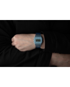 Купить Японские наручные часы Casio Illuminator F-91WS-2EF с хронографом  в E-mobi