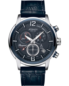 Купить Швейцарские наручные часы Atlantic 87461.47.55 с хронографом в E-mobi