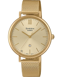 Купить Японские наручные часы Casio Sheen SHE-4539GM-9A-ucenka в E-mobi