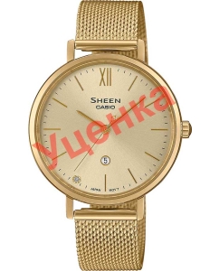 Купить Японские наручные часы Casio Sheen SHE-4539GM-9A-ucenka  в E-mobi