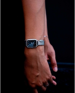 Купить Наручные часы Daniel Wellington Quadro 20x26 Bezel 5-link Arctic Sunray S  в E-mobi