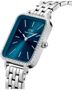 Купить Наручные часы Daniel Wellington Quadro 20x26 Bezel 5-link Arctic Sunray S  в E-mobi