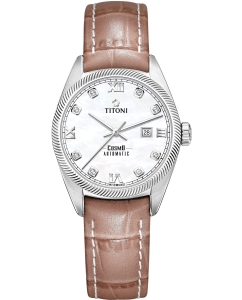 Купить Швейцарские механические наручные часы Titoni 818-S-ST-652 в E-mobi