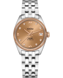 Купить Швейцарские механические наручные часы Titoni 828-SRG-653 в E-mobi