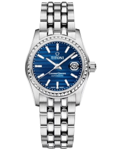 Купить Швейцарские механические наручные часы Titoni 729-S-696 в E-mobi