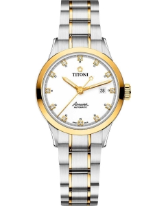 Купить Швейцарские механические наручные часы Titoni 23733-SY-556 в E-mobi