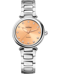 Купить Швейцарские механические наручные часы Titoni 23978-S-725 в E-mobi