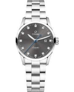 Купить Швейцарские механические наручные часы Titoni 23743-S-667 в E-mobi