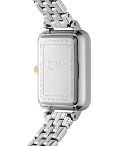 Купить Наручные часы Daniel Wellington Quadro Lumine 20x26 5-Link G/S White  в E-mobi