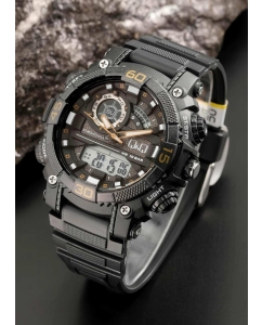 Купить Японские наручные часы Q&amp;Q GW87J013Y с хронографом  в E-mobi