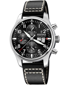 Купить Швейцарские механические наручные часы Festina F20150/6-ucenka с хронографом в E-mobi
