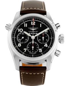 Купить Швейцарские механические наручные часы Longines L3.820.4.53.0 с хронографом в E-mobi
