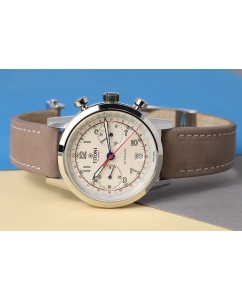 Купить Швейцарские механические наручные часы Titoni 94019-S-ST-682 с хронографом  в E-mobi