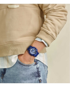 Купить Японские наручные часы Casio G-SHOCK GA-110BWP-2A с хронографом  в E-mobi