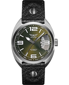 Купить Швейцарские механические наручные часы Aviator R.3.08.0.092.4 в E-mobi