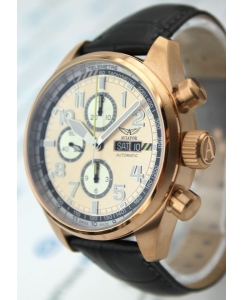 Купить Швейцарские механические наручные часы Aviator V.4.26.2.183.4 с хронографом  в E-mobi