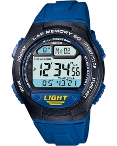 Купить Японские наручные часы Casio Collection W-734-2A с хронографом в E-mobi