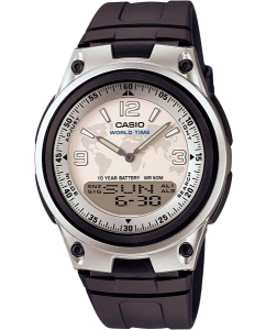 Купить Японские наручные часы Casio Illuminator AW-80-7A2 с хронографом в E-mobi