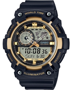Купить Японские наручные часы Casio Collection AEQ-200W-9A с хронографом в E-mobi