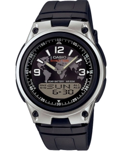 Купить Японские наручные часы Casio Illuminator AW-80-1A2 с хронографом в E-mobi