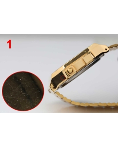 Купить Японские наручные часы Casio Vintage A-168WEGC-3E-ucenka с хронографом  в E-mobi