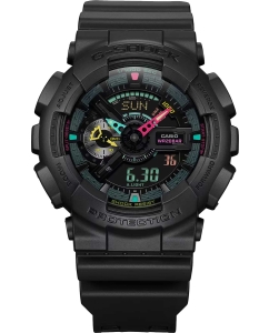 Купить Японские наручные часы Casio G-SHOCK GA-110MF-1A с хронографом  в E-mobi