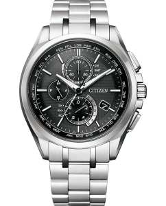 Купить Японские титановые наручные часы Citizen AT8040-57E с хронографом в E-mobi