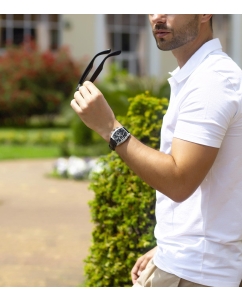 Купить Российские серебряные наручные часы NIKA 1264.0.9.53A с хронографом  в E-mobi