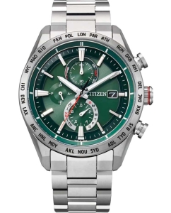 Купить Японские титановые наручные часы Citizen AT8181-63W с хронографом в E-mobi