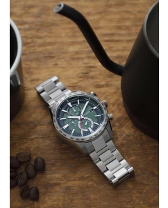 Купить Японские титановые наручные часы Citizen AT8181-63W с хронографом  в E-mobi