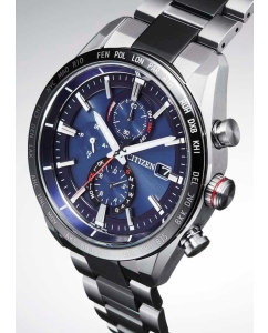 Купить Японские титановые наручные часы Citizen AT8186-51L с хронографом  в E-mobi