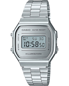 Купить Японские наручные часы Casio Vintage A-168WEM-7E с хронографом в E-mobi