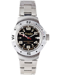 Купить Российские механические наручные часы Восток Амфибия 60335 в E-mobi